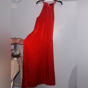 Ted Baker Sz 2 Burnt Orange Maxi Dress - worn once